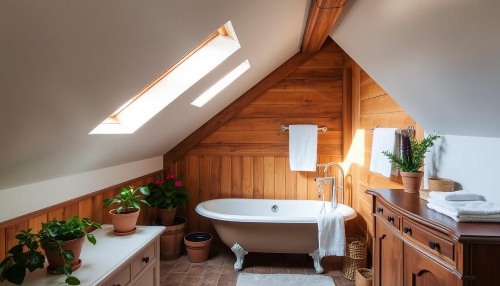 Badewanne unter dachschräge