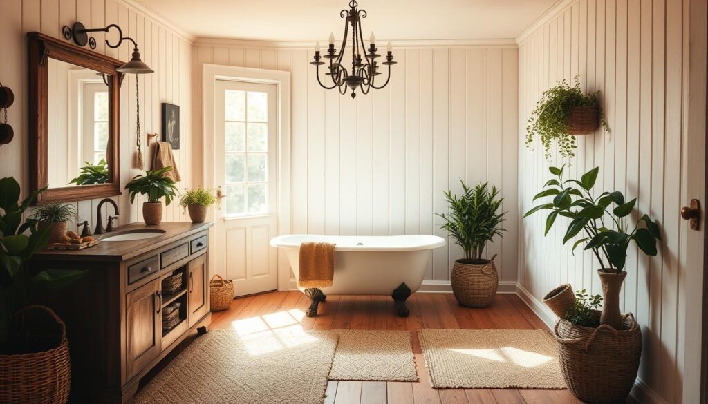 Badezimmer landhausstil ideen