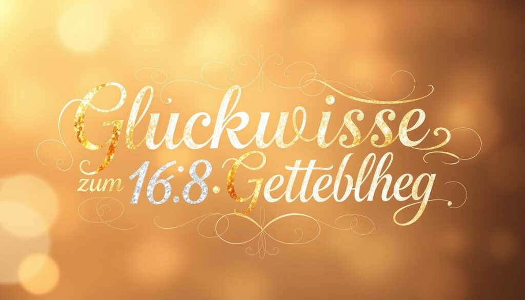 Glückwünsche zum 18