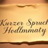 Kurzer spruch hochzeit