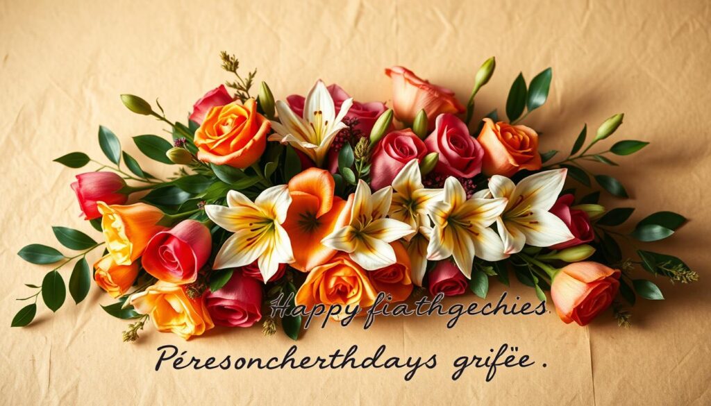 Persönliche geburtstagsgrüße