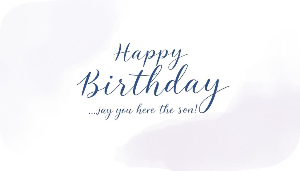 Spruch zum geburtstag sohn
