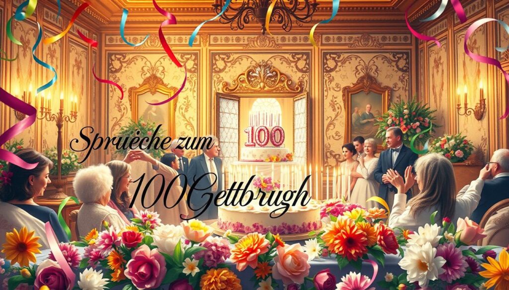 Sprüche zum 100 geburtstag