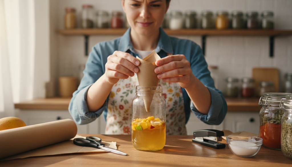 Fliegenfalle selbst herstellen und anwenden