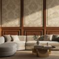 Wandvertäfelung im Wohnzimmer elegant gestalten