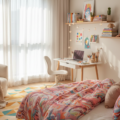 Zimmer für ein 12-jähriges Mädchen mit modernem Design