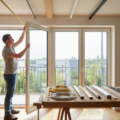 Deckenschienen für Balkonfenstermaße montieren