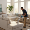Ecksofa waschen mit professionellen Methoden