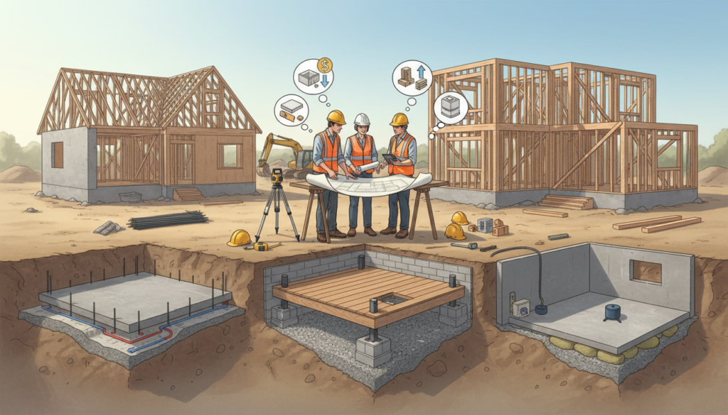 Hausfundamente arten und planung