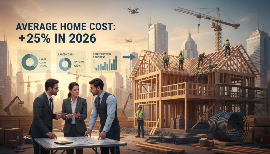 Kosten für den Hausbau im Jahr 2026