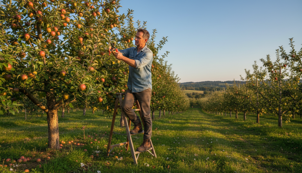 Obstbäume schneiden Technik und Zeitpunkt