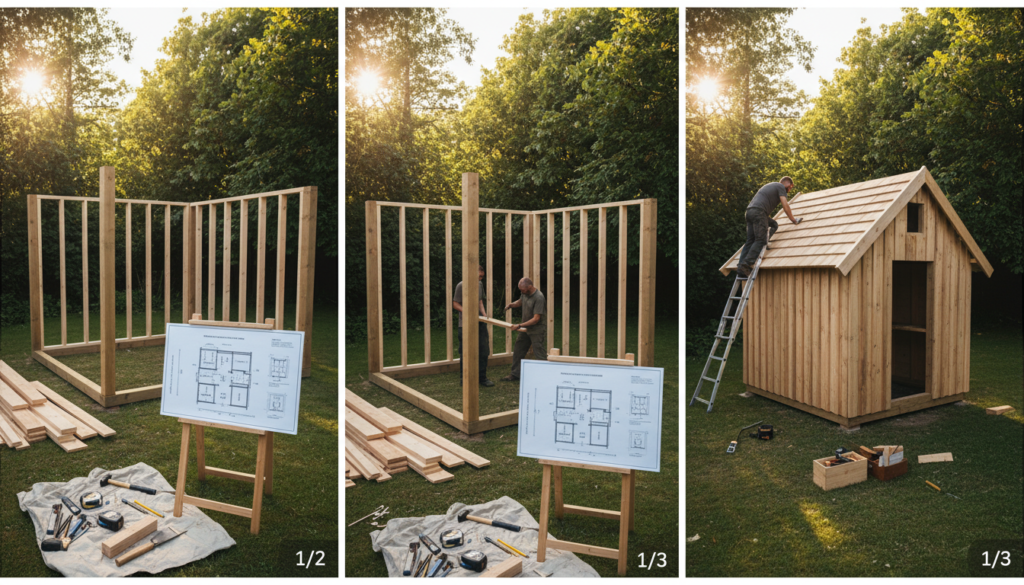 Schritt für Schritt Anleitung zum Bau eines Holzräucherhauses