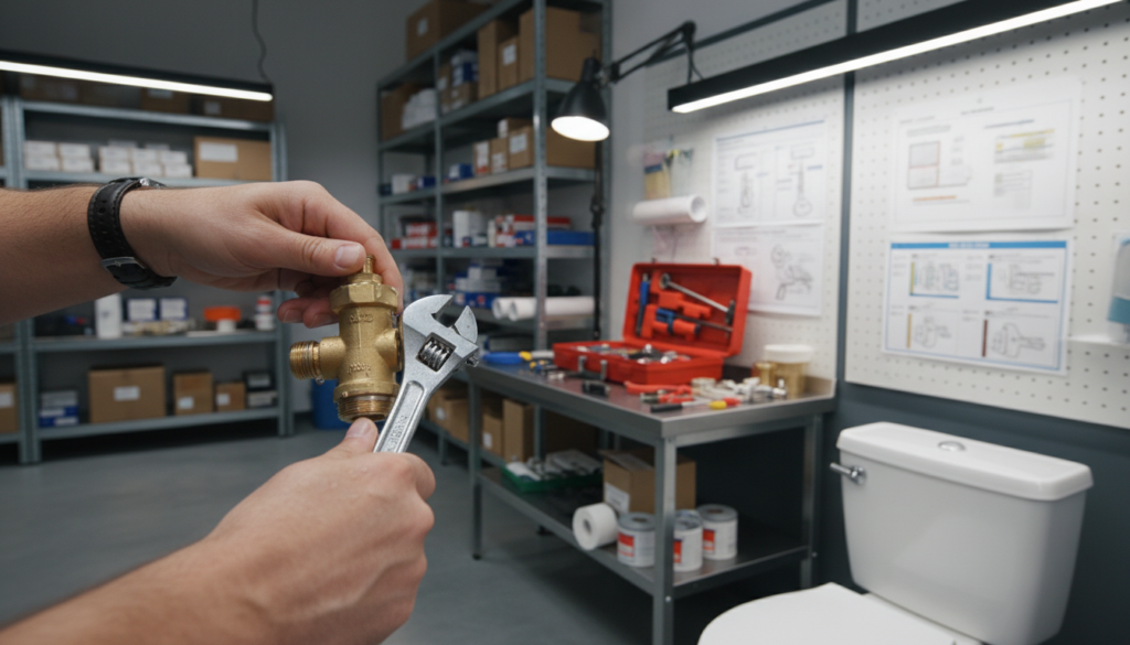 Spülventil einstellen für optimale Funktion