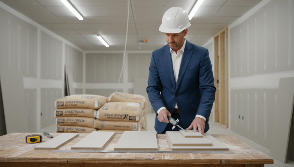 Stärke von Gipskartonplatten richtig wählen
