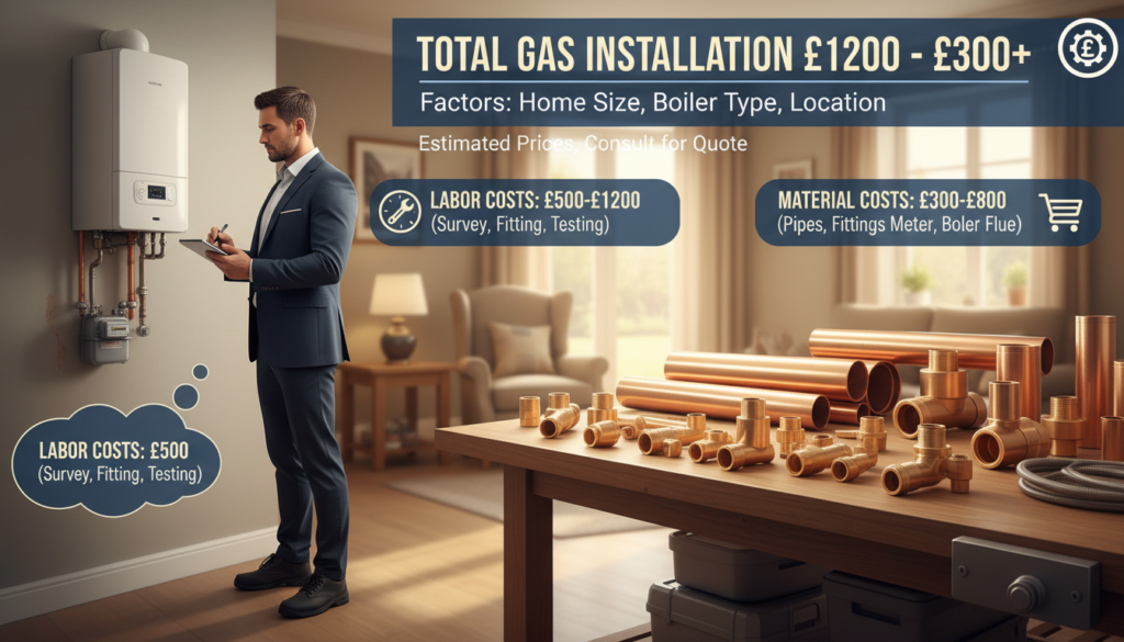 Kosten einer Gasinstallation